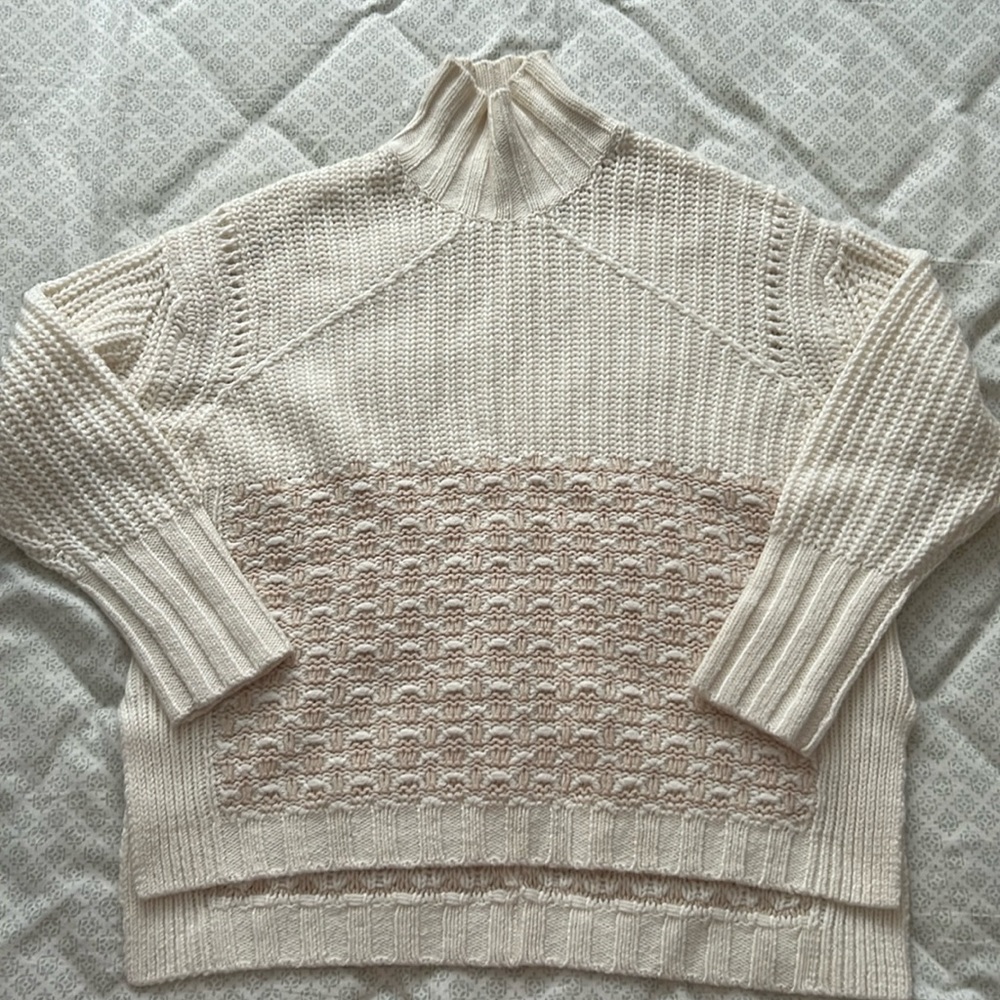 REISS wool blend sweater m turtleneck